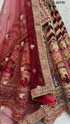 2577b & 2577c By Anjani Art Velvet Fancy Dori Work Sequins Embroidery Work Bridal Lahenga Choli Wholesalers In Delhi